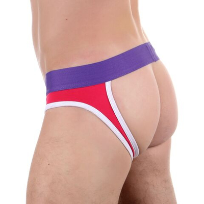 Ярко-розовые мужские трусы-джоки с брендированной резинкой (Размер: XL) (Цвет: ярко-розовый)