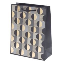 GAEM Пакет подарочный (бумага 210г/м2, блок микс 12шт), L18 W8 H23,5 см, 4в.