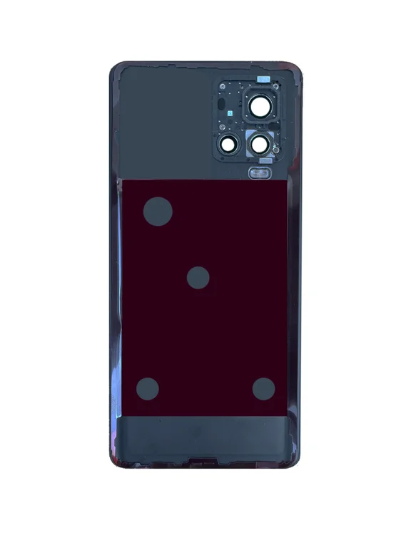 Задняя крышка для  Iqoo 10 черная (Black) со стеклом камеры