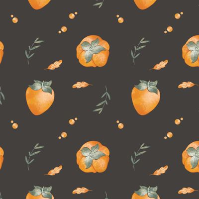 Акварельная хурма