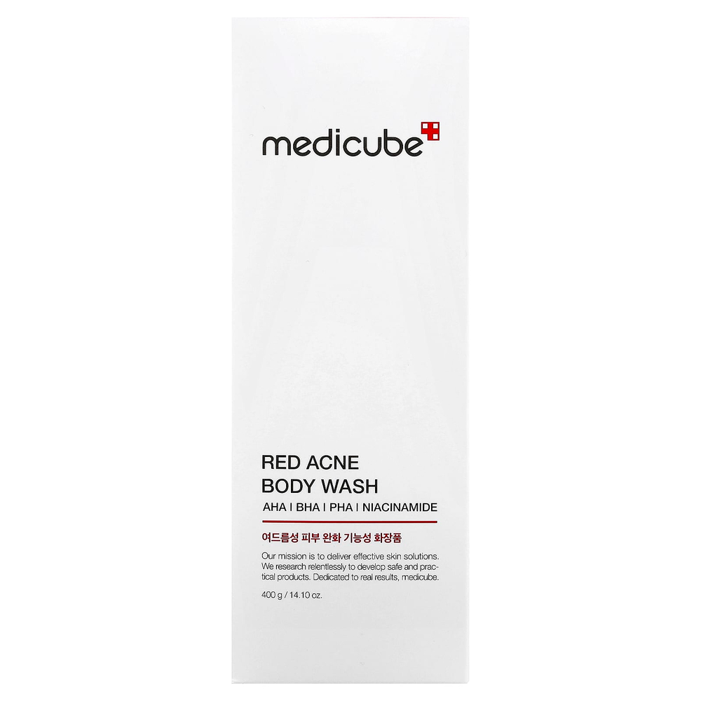 Medicube, гель для душа с красными акне, 400 г (14,1 унции)