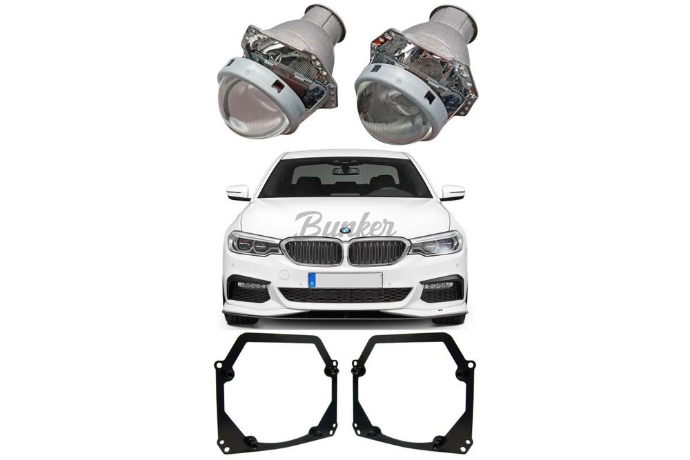Готовый комплект для замены штатных линз BMW 5 VII G30/G31 2017-2020