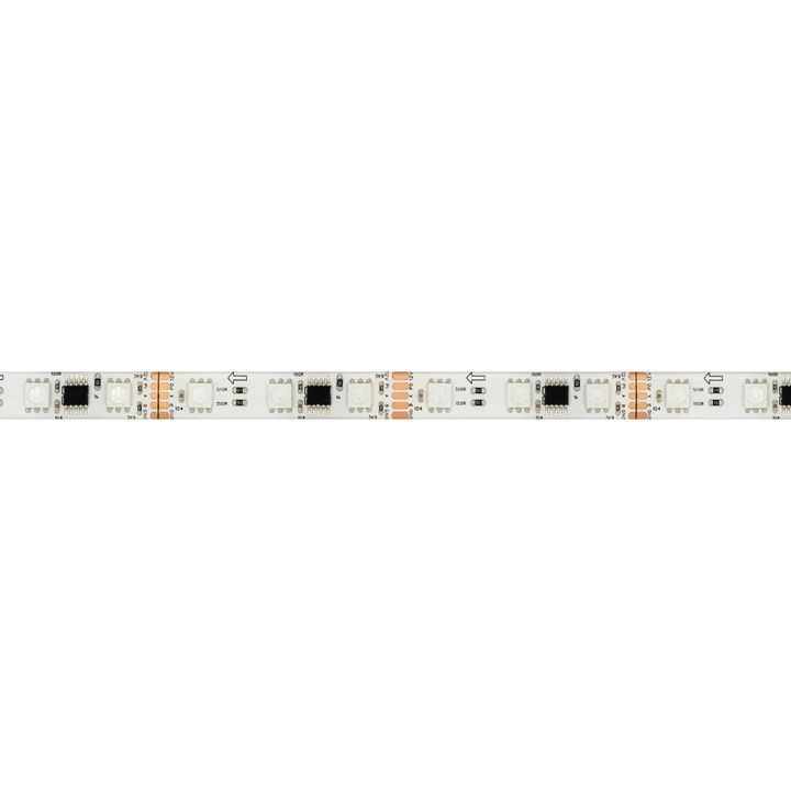 Светодиодная лента герметичная Arlight 14W/m 60LED/m 5060SMD разноцветный 5М DMX-SE-B60-10mm 12V 039604