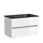 Тумба подвесная под раковину Sancos Urban, белый глянец 790х450х550