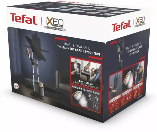 Гладильная система Tefal Ixeo QT2020EO, золотой/черный