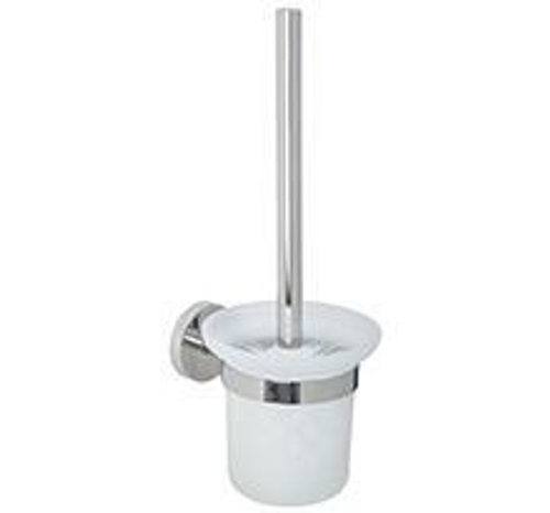 Ёршик туалетный настенный нерж. сталь/стекло NIZA 16857.B глянцевый