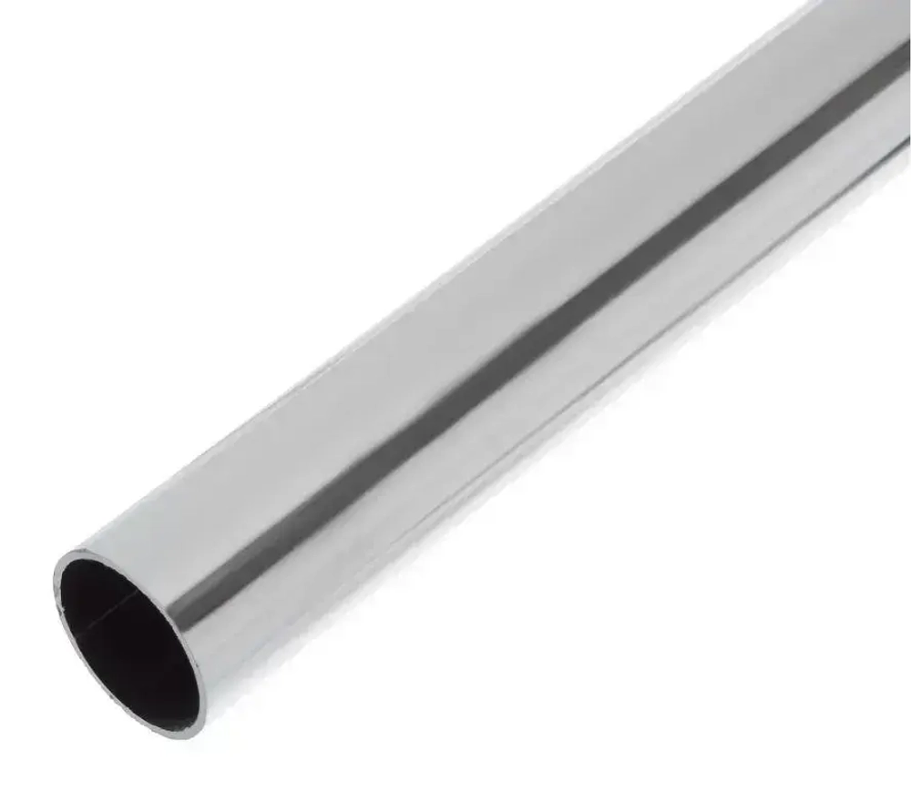 Мебельная труба барная d-50 мм, длина 1000 мм, хром