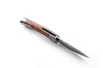 Нож складной Lion Steel Twain TW GY CVN - сталь MagnaCut, канвас микарта