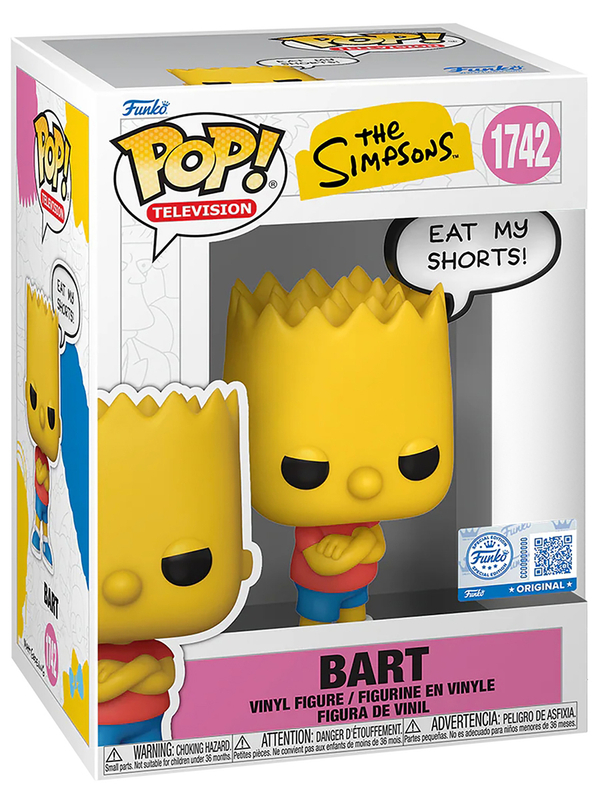 Фигурка Funko POP! TV Simpsons Bart (EAT MY SHORTS!) SS (1742) 87246