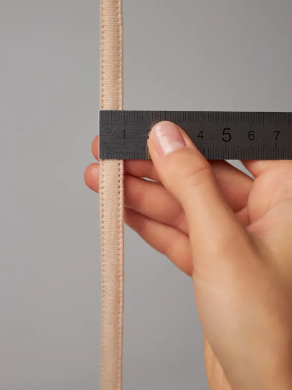 775 Туннельная лента двухшовная 10 мм, бежевый 775