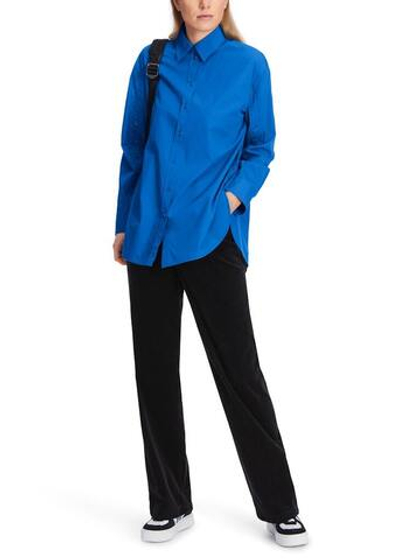 Marc Cain Рубашка с декоративными кнопками на рукавах