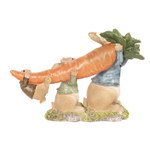 Декоративная фигура "Кролики с морковкой"