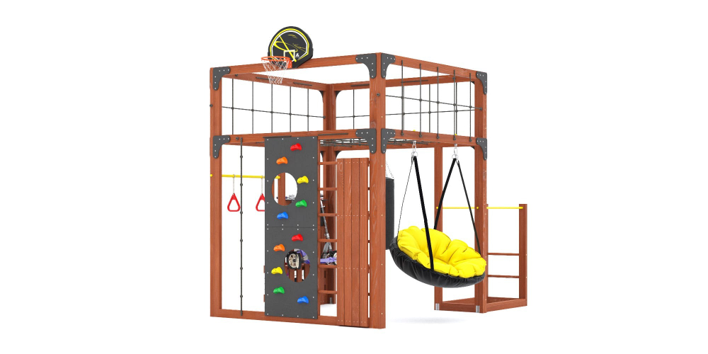 Детская площадка Савушка КУБ-1 (махагон)