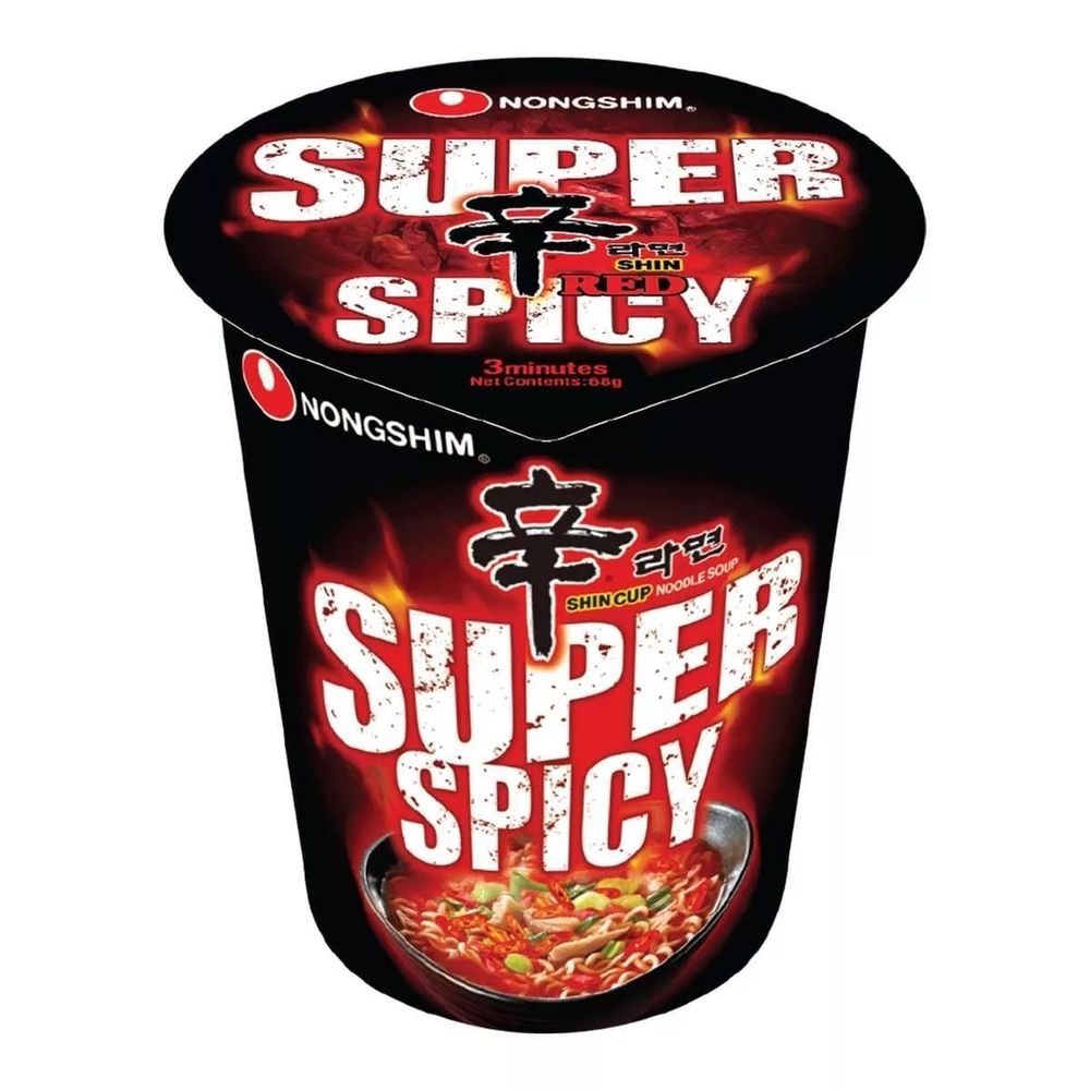 Лапша острая Nongshim Shin Ramyun Super Spicy 68 г