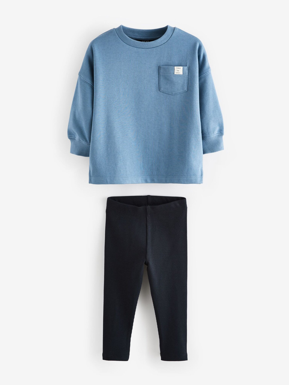 Толстовка и легинсы в комплекте для мальчика Next N96-341, Синий