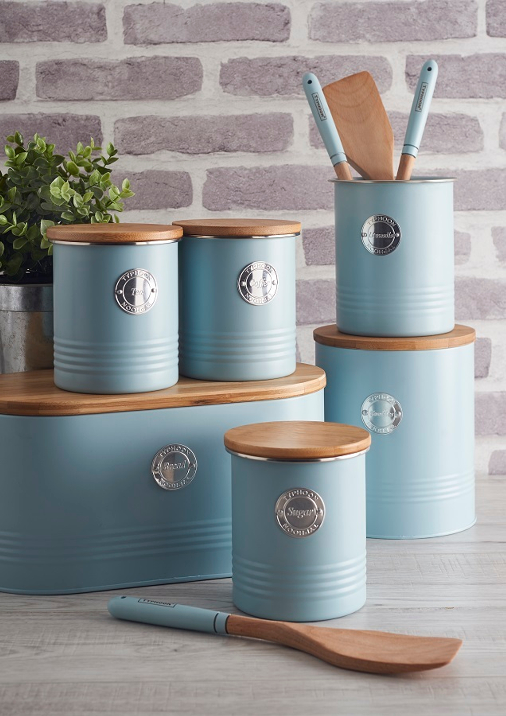 Емкость кухонная living голубая 15х12,5 см