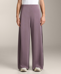 OYSHO Широкие брюки мягкие на ощупь с боковой складкой и модалом, сиренево-серый