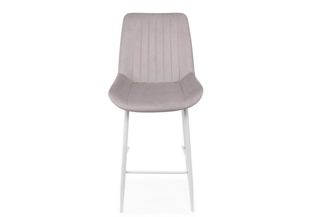 Барный стул Woodville Седа 360 латте (zd 290), белый np, ножки белые