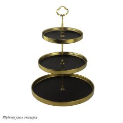 Lenardi 122-041 Трехъярусная этажерка MULTICOLOR в под.уп.(х6)Фарфор