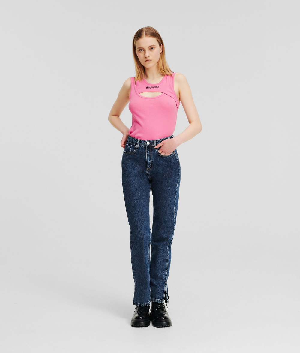 Джинсы STRAIGHT женские KARL LAGERFELD JEANS