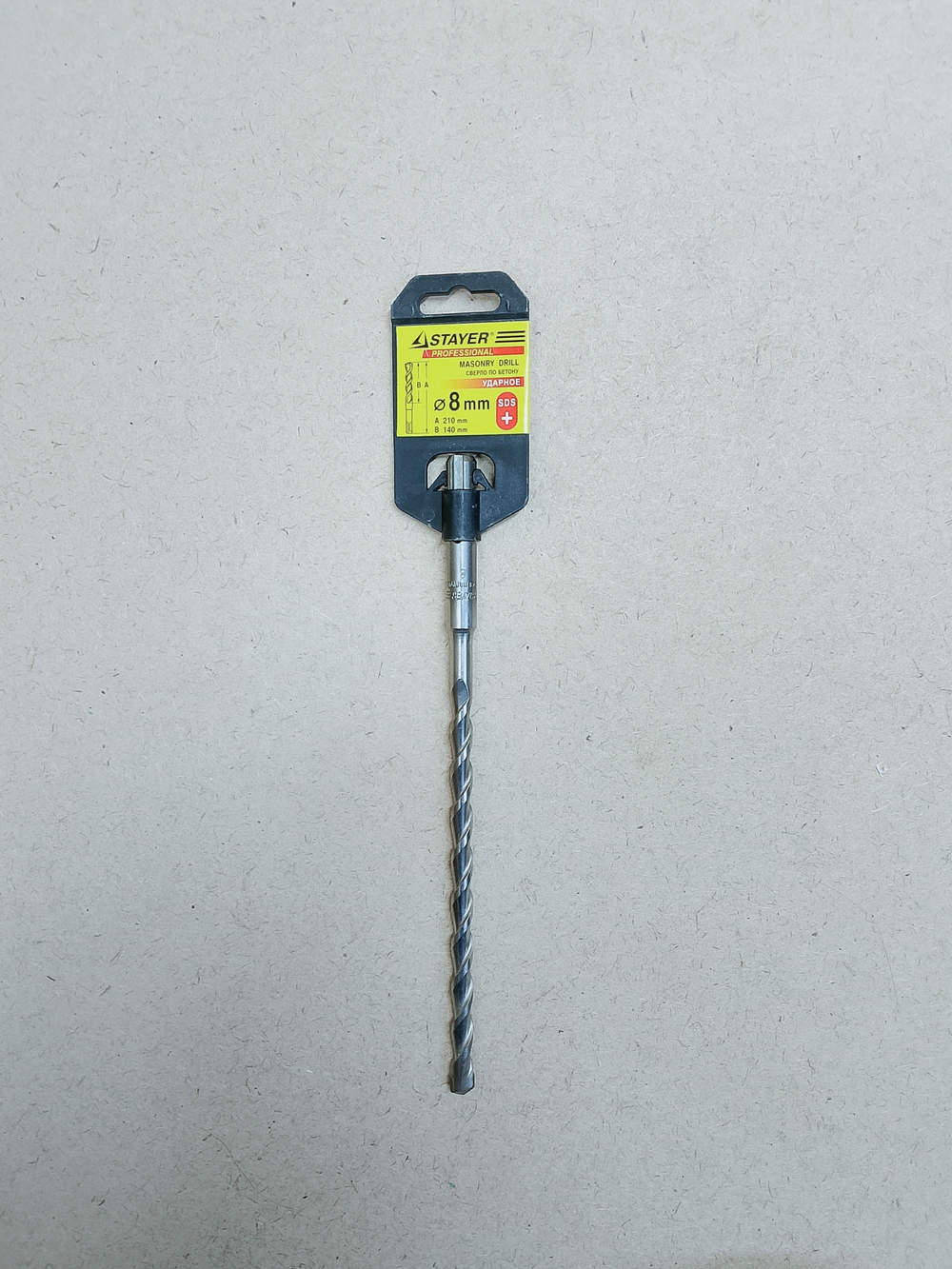 Бур Stayer PROFI по бетону хвостовик SDS+ 8*210