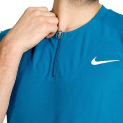Мужское теннисное поло Nike Dri-Fit Court Slam Ultra MB Polo Men - Petrol