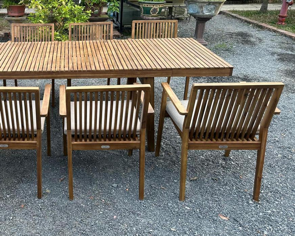 Обеденная группа из акации MONA XL