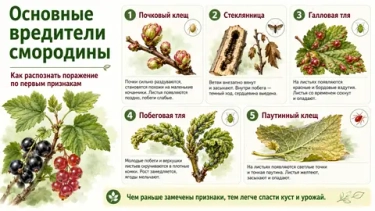 Паутинный клещ на смородине и малине: как вовремя заметить и спасти урожай