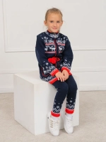 Кардиган вязаный на молнии для девочки