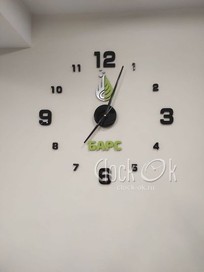 Настенные 3D часы "Барс"