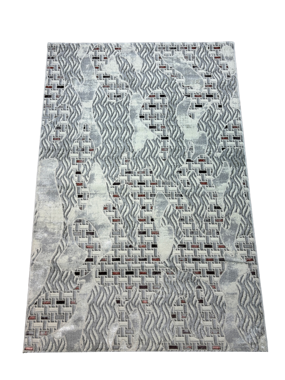 Ковер Roma 38470A Rose FLS/L.Grey Прямоугольник