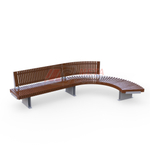 Скамейка Rail Road 03 Long с поворотом