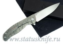 Нож Широгоров Flipper 95 R  T-узор М390 mrbsфотография - 2