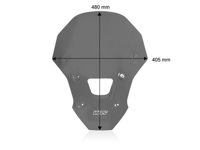 WRS Ветровое стекло Touring Honda Africa Twin CRF 1100 L Adventure Sports затемненное HO074F