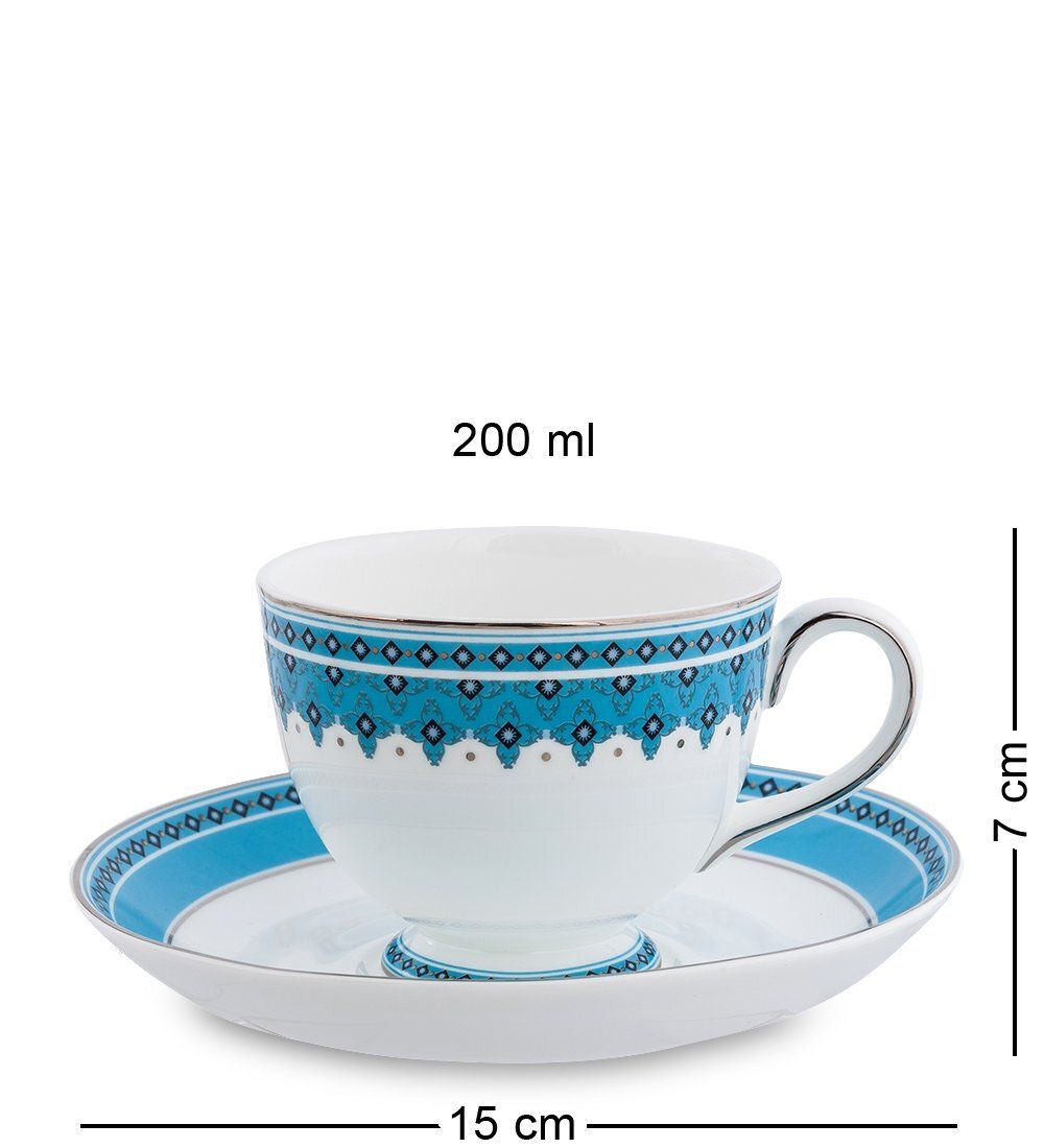 Pavone JK-192 Чайный сервиз 22 пр. на 6 перс. «Византия» (Band-E-Rumi  )