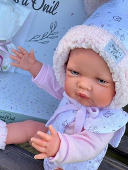 Кукла Реборн Nines 45см Rubi Girl виниловая (N0237)