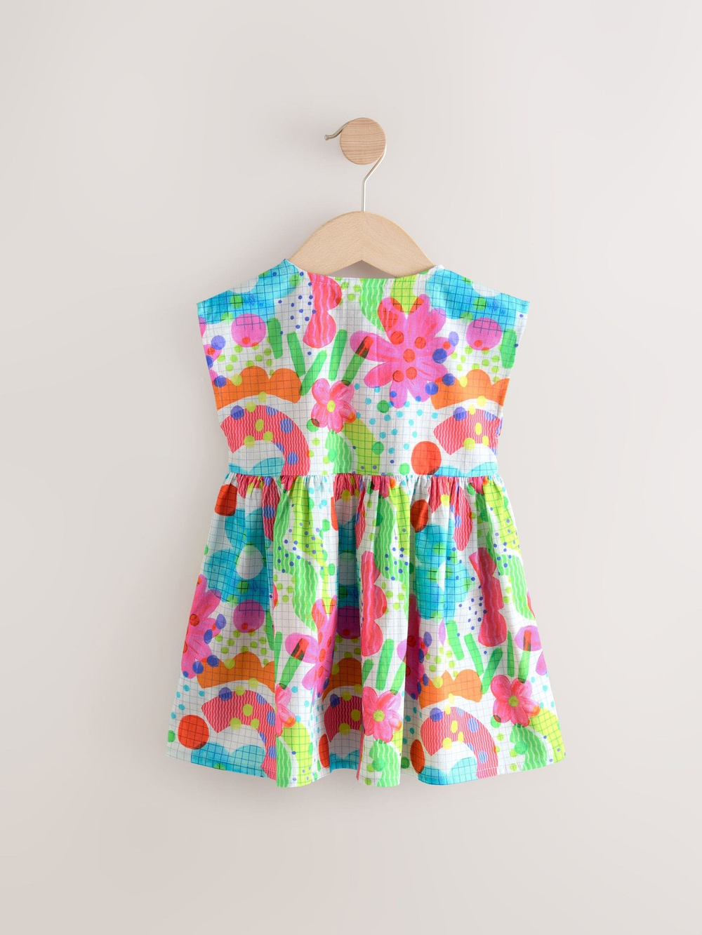 Сарафан для девочки Next AC9-262, Розовый, Голубой