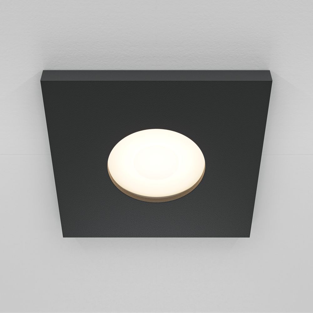 Светильник встраиваемый Maytoni Stark DL083-01-GU10-SQ-B