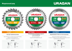 URAGAN Fast 140x20/16мм 16Т, диск пильный по дереву