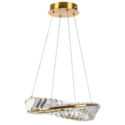 699043 Люстра VIDARE 20W LED 1700LM ЗОЛОТО 3000K IP20