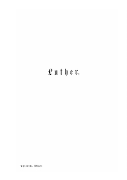 Luther, Gustav Adolf und Maximilian I | H.W. J. Thiersch