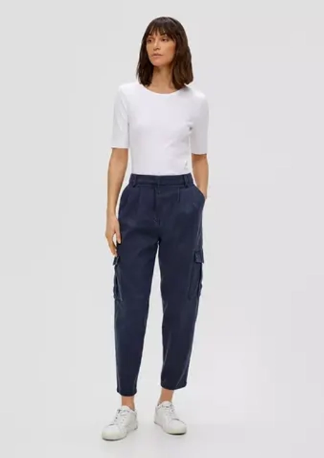 Расслабленные: брюки-карго из твила