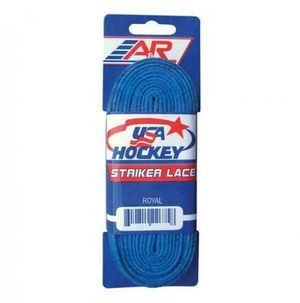 A&R Шнурки хоккейные с пропиткой Pro Stock Waxed (Royal) (120''-305см)