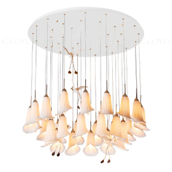 Люстра Cloyd OSANNA C29 / Ø100 см - керамика - белый (арт.11891)