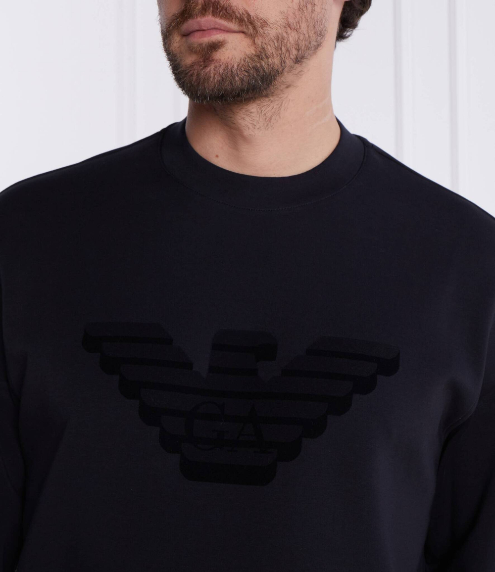 Худи Emporio Armani - темно-синий(6R1MG7 1JHSZ)