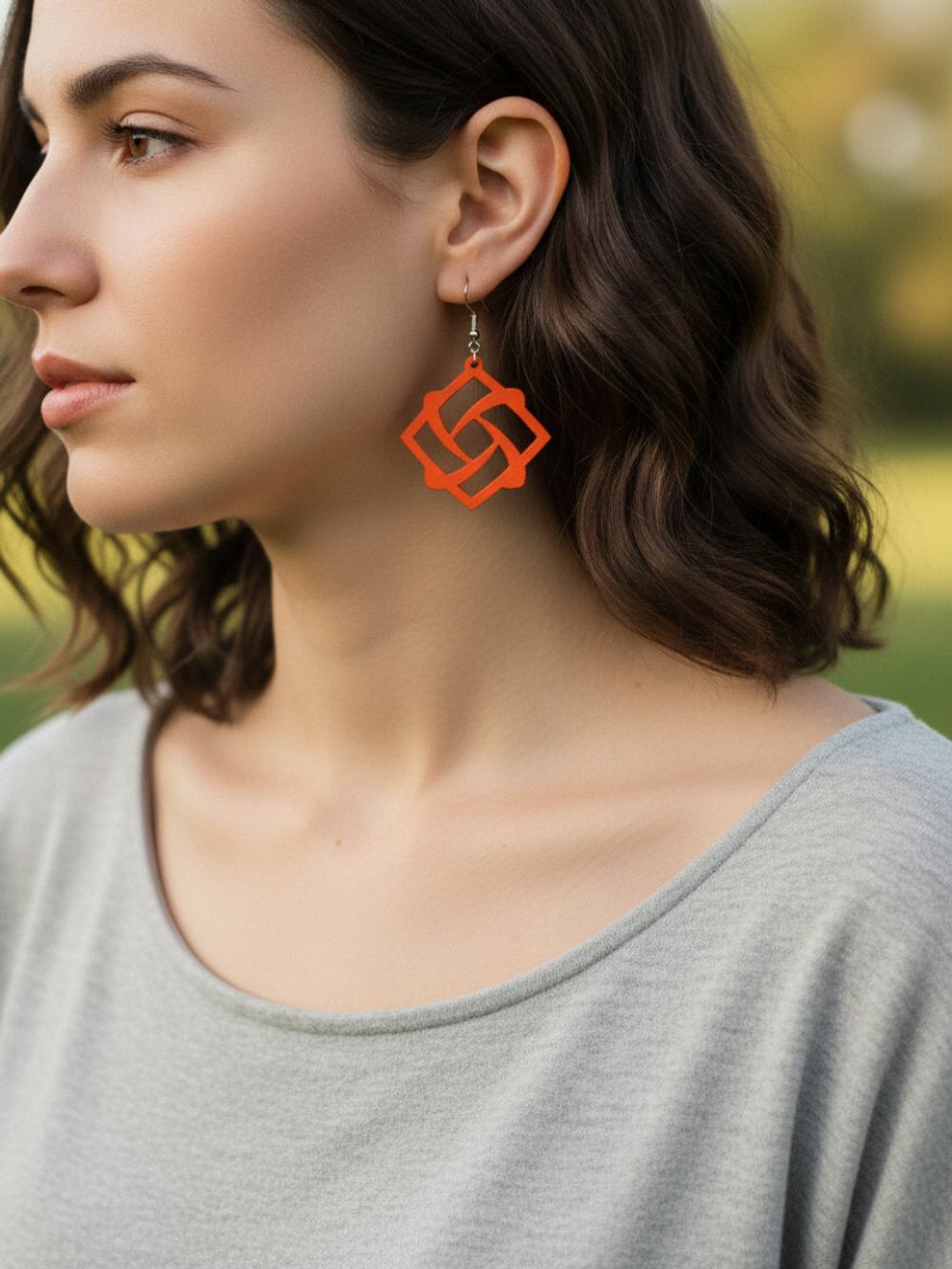 Серьги Геометрия