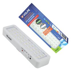 ULR-Q401 2W-DW WHITE S01 Светильник светодиодный аварийного освещения ВЫХОД. Дневной свет 6500K. Встроенный аккумулятор AC-DС. Корпус белый. ТМ Volpe.
