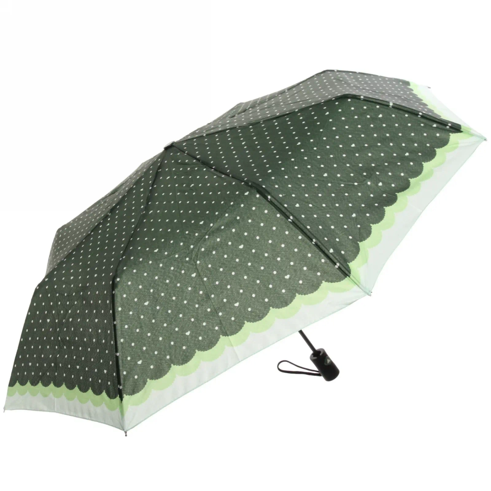 Зонт женский полуавтомат «Ультрамарин - Лагуна», микс 6 цветов, 8 спиц, d-100см, длина в слож. виде 28см, голубые цветы