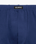 Мужские трусы шорты Atlantic, набор из 3 шт., хлопок, темно-синие + голубые, 3MH-194