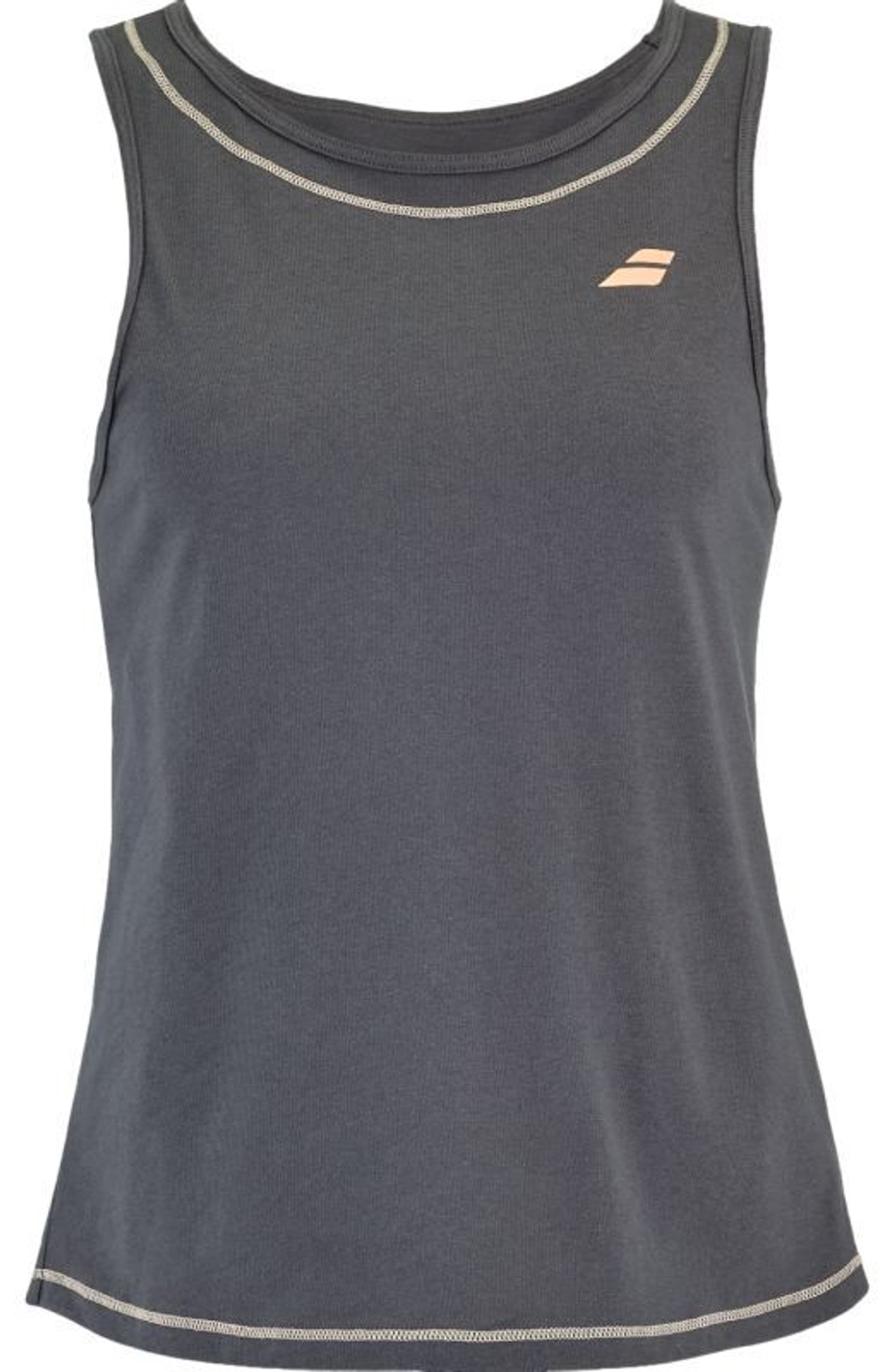 Женский топ теннисный Babolat Exercise Cotton Tank Women - серый